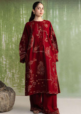 Coco By Zara Shahjahan Embroidered Khaddar 3 Piece Unstitched Suit ZS26CW D-10A DIBA
