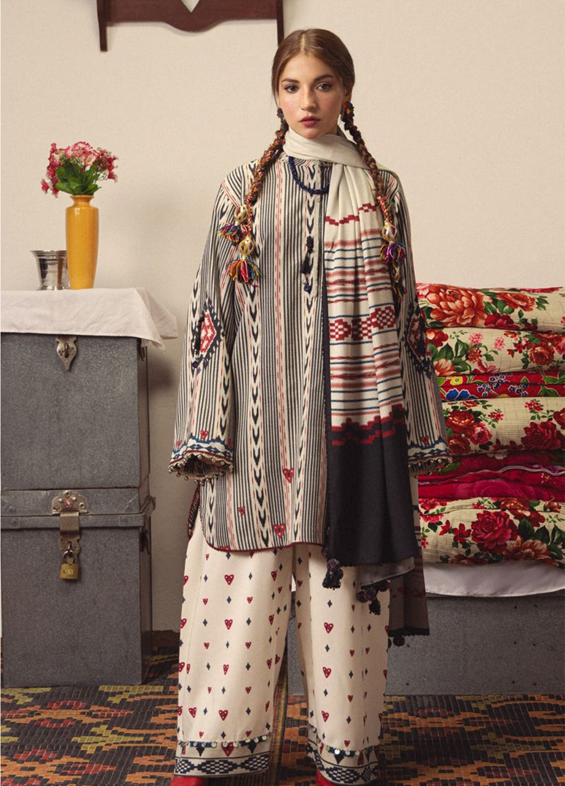 Coco By Zara Shahjahan Printed Linen 3 Piece Unstitched Suit ZS26CPV4 D-10A LEELA Coco By Zara Shahjahan Printed Linen 3 Piece Unstitched Suit ZS26CPV4 D-10A LEELA