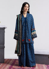 Coco By Zara Shahjahan Printed Linen 3 Piece Unstitched Suit ZS26CPV4 D-3A ANIKA
