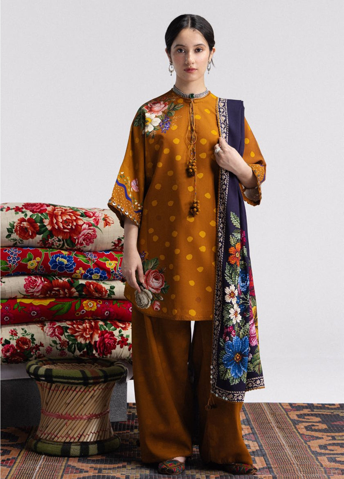 Coco By Zara Shahjahan Printed Linen 3 Piece Unstitched Suit ZS26CPV4 D-5B AMELIA Coco By Zara Shahjahan Printed Linen 3 Piece Unstitched Suit ZS26CPV4 D-5B AMELIA