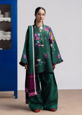 Coco By Zara Shahjahan Printed Linen 3 Piece Unstitched Suit ZS26CPV4 D-9B KATYA