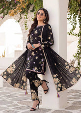 Coco Cords By Alzohaib Printed Lawn 3 Piece Unstitched Suit AZ26CCDV8 D-CC-02