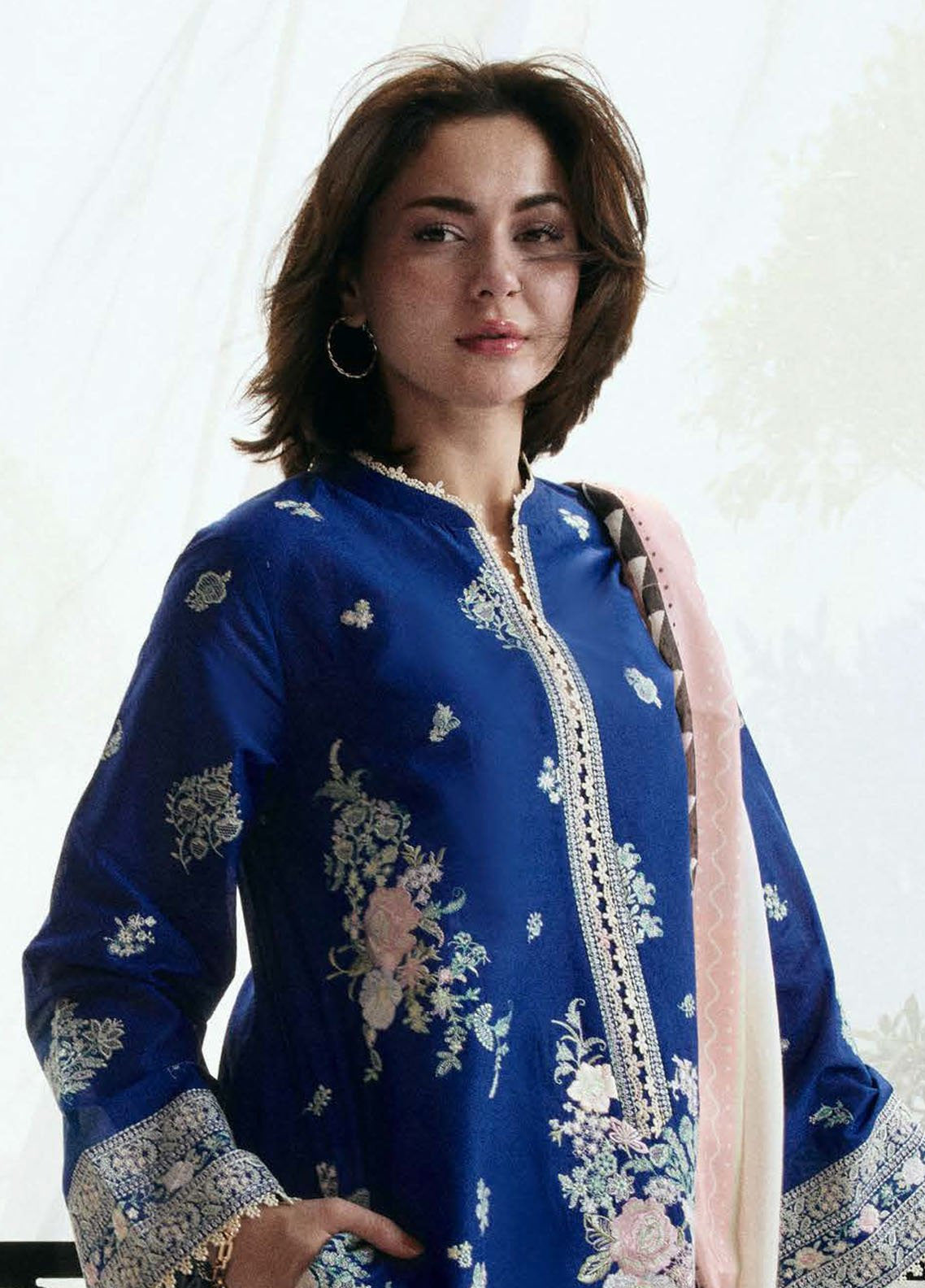 Coco by Zara Shahjahan Embroidered Lawn Suits Unstitched 3 Piece - CZS25L2 3A LULEH Coco by Zara Shahjahan Embroidered Lawn Suits Unstitched 3 Piece - CZS25L2 3A LULEH