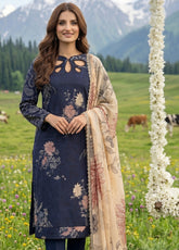 Colors By Alzohaib Digital Printed Lawn 3 Piece Unstitched Suit AZ26CDPL D-03