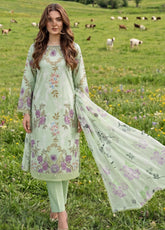 Colors By Alzohaib Digital Printed Lawn 3 Piece Unstitched Suit AZ26CDPL D-04