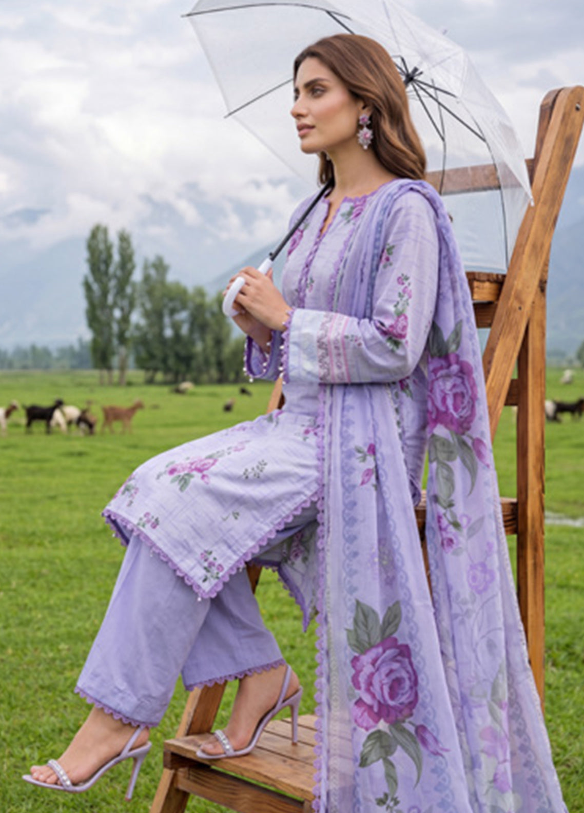 Colors By Alzohaib Digital Printed Lawn 3 Piece Unstitched Suit AZ26CDPL D-06 Colors By Alzohaib Digital Printed Lawn 3 Piece Unstitched Suit AZ26CDPL D-06
