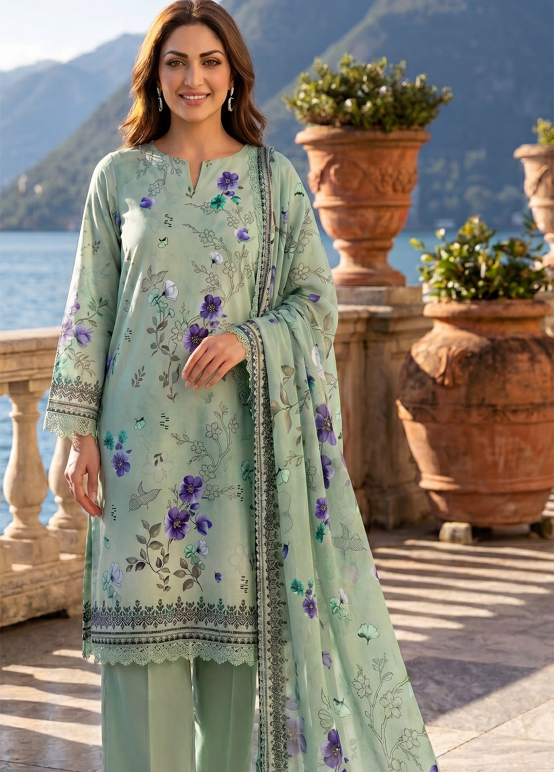 Colors By Alzohaib Digital Printed Lawn 3 Piece Unstitched Suit AZ26CDPV2 D-CDC-01 Colors By Alzohaib Digital Printed Lawn 3 Piece Unstitched Suit AZ26CDPV2 D-CDC-01