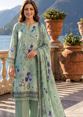 Colors By Alzohaib Digital Printed Lawn 3 Piece Unstitched Suit AZ26CDPV2 D-CDC-01