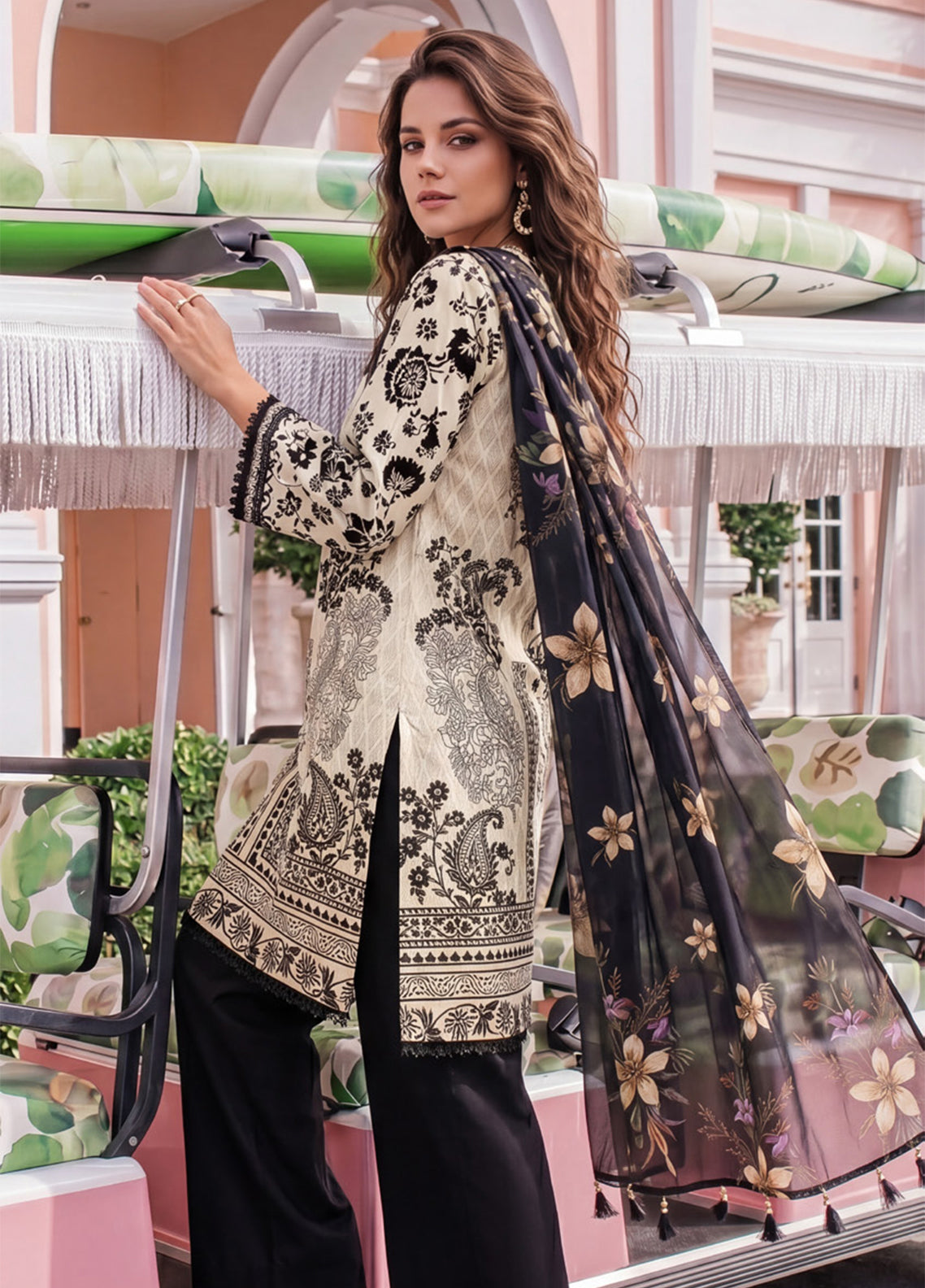 Colors By Alzohaib Digital Printed Lawn 3 Piece Unstitched Suit AZ26CDPV2 D-CDC-05 Colors By Alzohaib Digital Printed Lawn 3 Piece Unstitched Suit AZ26CDPV2 D-CDC-05