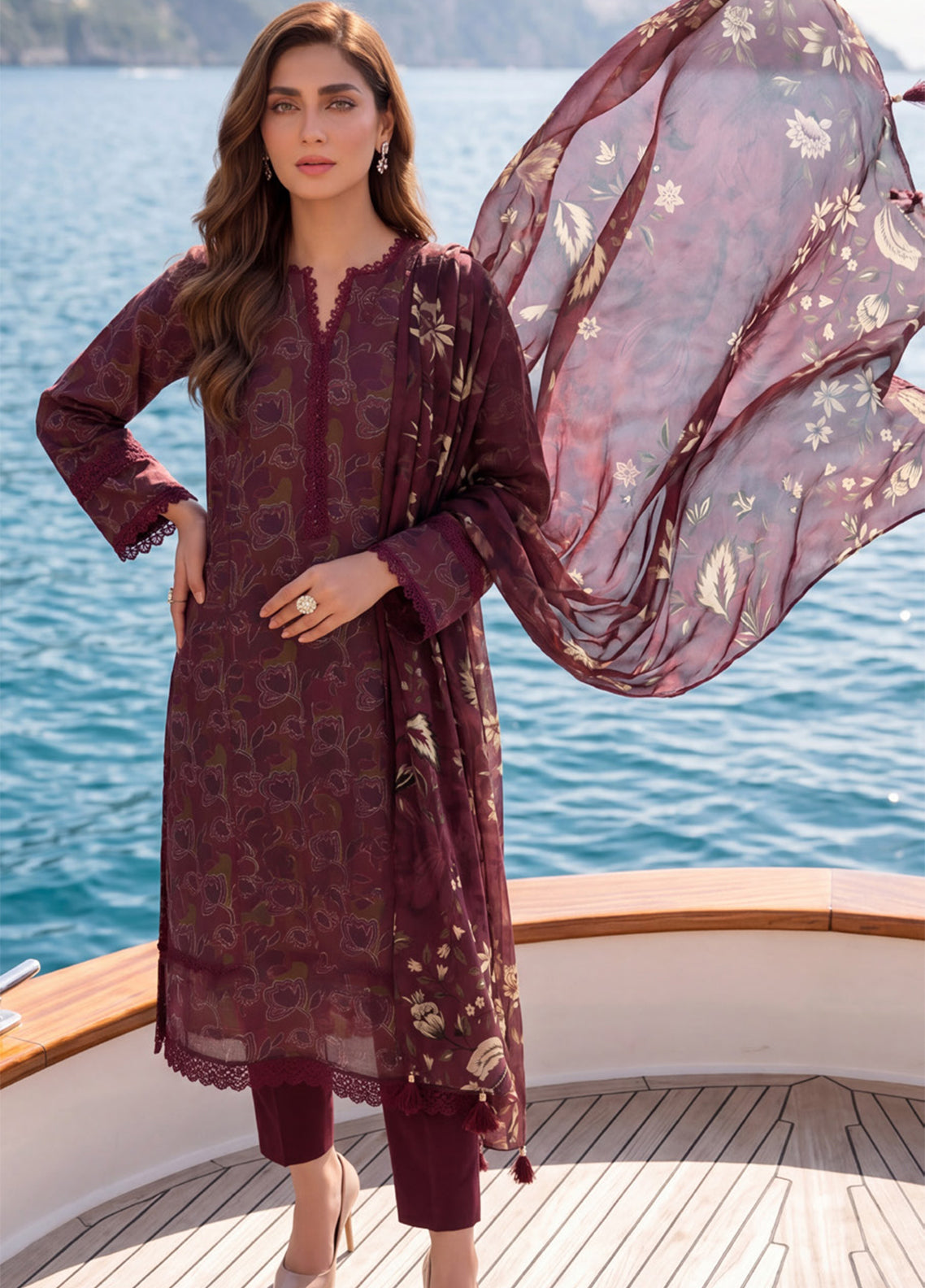 Colors By Alzohaib Digital Printed Lawn 3 Piece Unstitched Suit AZ26CDPV2 D-CDC-09 Colors By Alzohaib Digital Printed Lawn 3 Piece Unstitched Suit AZ26CDPV2 D-CDC-09