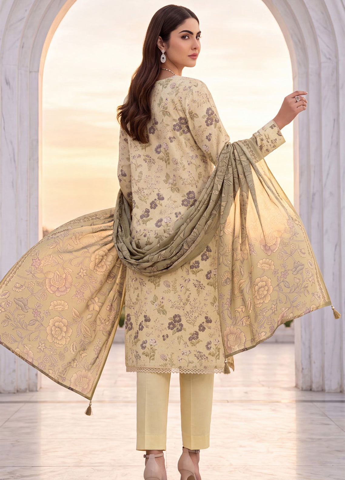 Colors By Alzohaib Digital Printed Lawn 3 Piece Unstitched Suit AZ26CDPV4 D-CDP-02 Colors By Alzohaib Digital Printed Lawn 3 Piece Unstitched Suit AZ26CDPV4 D-CDP-02