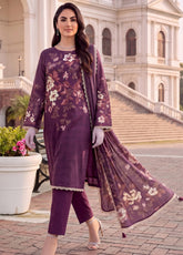 Colors By Alzohaib Digital Printed Lawn 3 Piece Unstitched Suit AZ26CDPV4 D-CDP-04