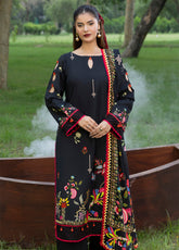 Colors By Alzohaib Digital Printed Linen 3 Piece Unstitched Suit AZ26CDPL D-CLE-04
