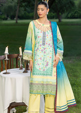 Colors By Alzohaib Digital Printed Linen 3 Piece Unstitched Suit AZ26CDPL D-CLE-08