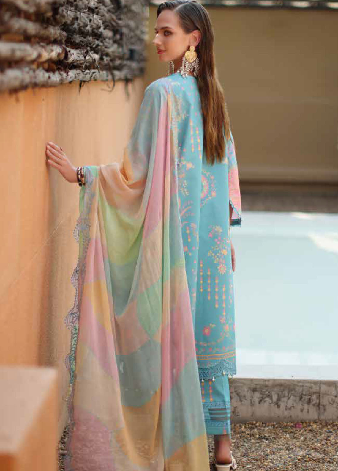 Combination By Charizma Embroidered Lawn 3 Piece Unstitched Suit CH26CELV1 D-CC-03 Combination By Charizma Embroidered Lawn 3 Piece Unstitched Suit CH26CELV1 D-CC-03