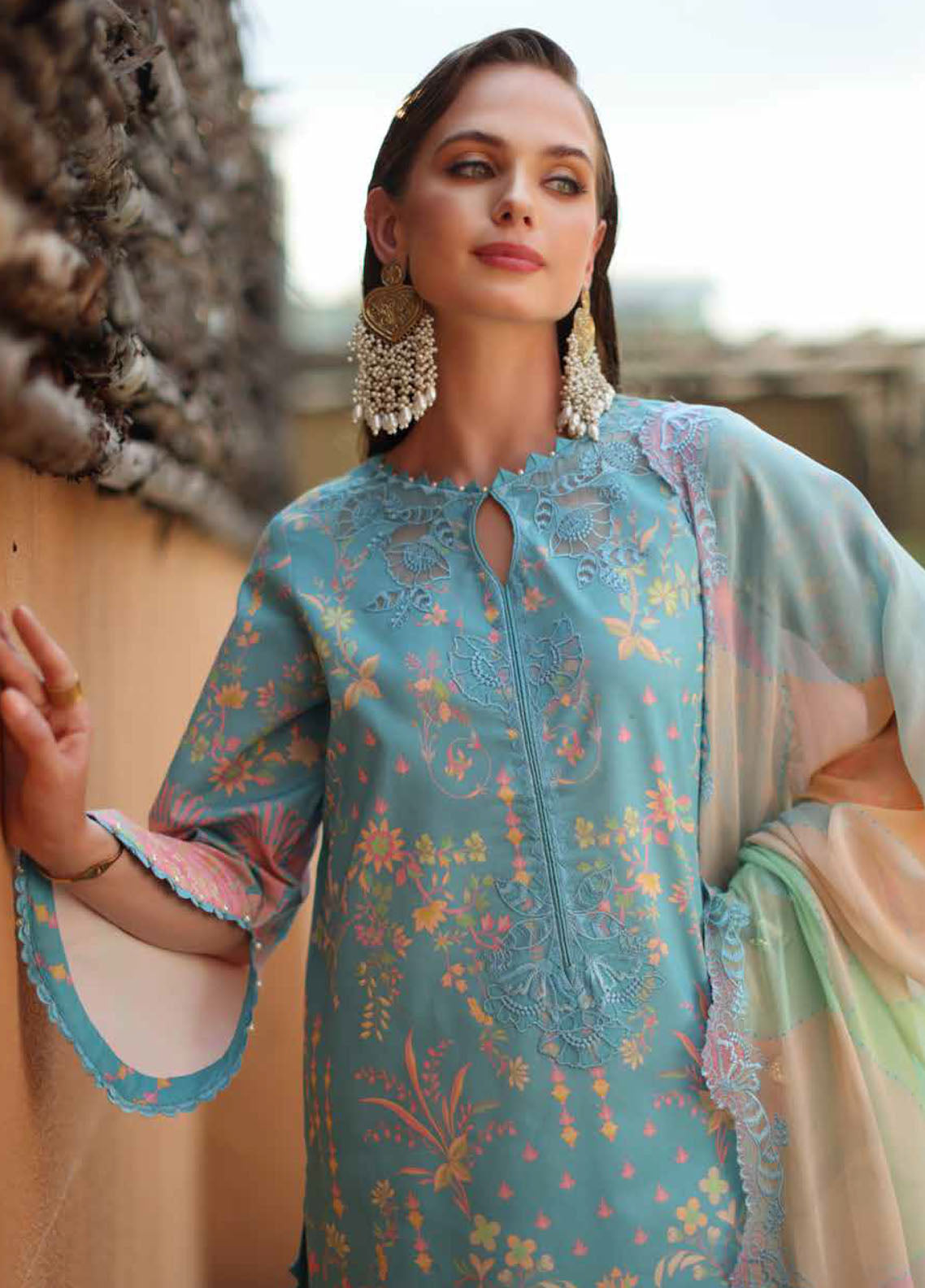 Combination By Charizma Embroidered Lawn 3 Piece Unstitched Suit CH26CELV1 D-CC-03 Combination By Charizma Embroidered Lawn 3 Piece Unstitched Suit CH26CELV1 D-CC-03