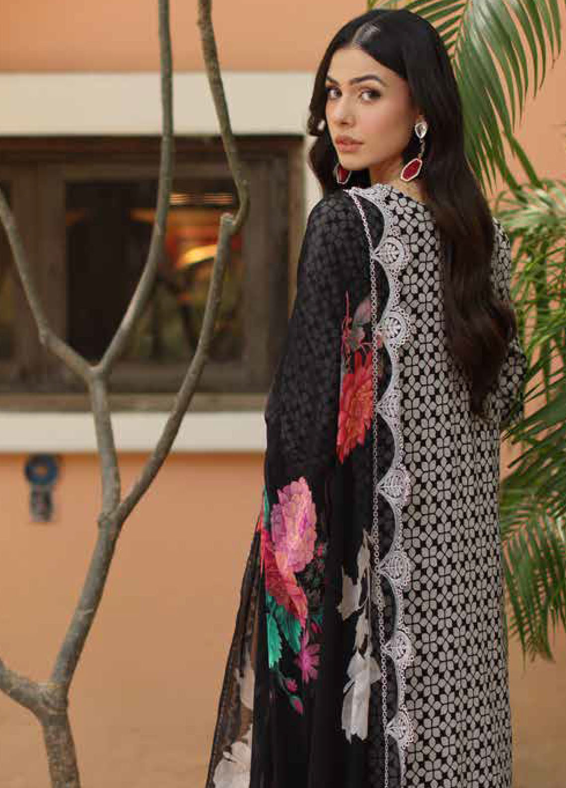 Combination By Charizma Embroidered Lawn 3 Piece Unstitched Suit CH26CELV1 D-CC-08 Combination By Charizma Embroidered Lawn 3 Piece Unstitched Suit CH26CELV1 D-CC-08