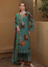 Combination By Charizma Embroidered Lawn 3 Piece Unstitched Suit CH26CELV1 D-CC-09