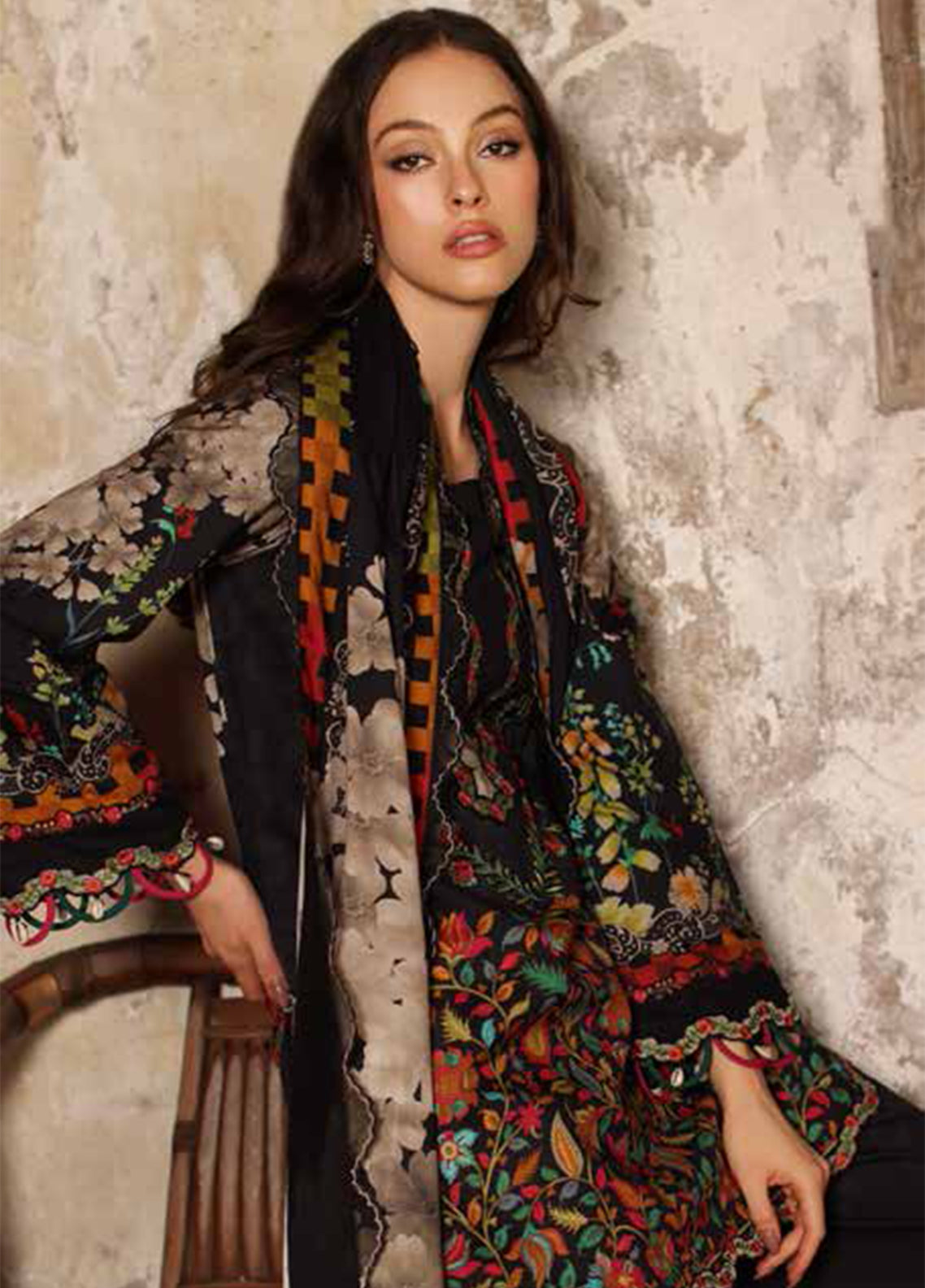 Combination By Charizma Embroidered Linen 3 Piece Unstitched Suit CH26CLV1 D-CCW7-01 Combination By Charizma Embroidered Linen 3 Piece Unstitched Suit CH26CLV1 D-CCW7-01
