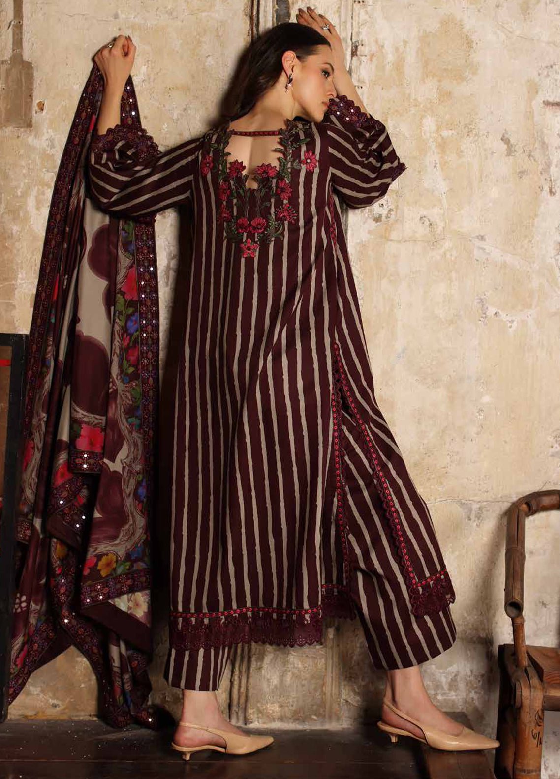 Combination By Charizma Embroidered Linen 3 Piece Unstitched Suit CH26CLV1 D-CCW7-02 Combination By Charizma Embroidered Linen 3 Piece Unstitched Suit CH26CLV1 D-CCW7-02