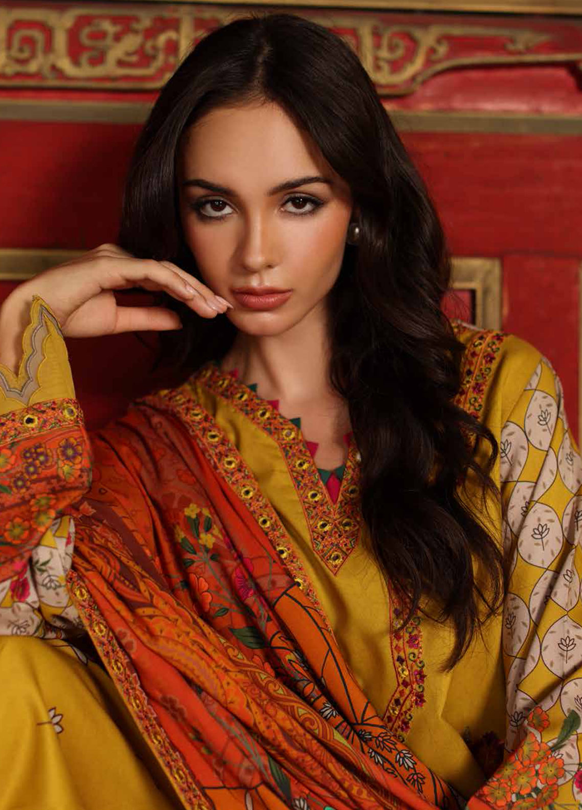 Combination By Charizma Embroidered Linen 3 Piece Unstitched Suit CH26CLV1 D-CCW7-03 Combination By Charizma Embroidered Linen 3 Piece Unstitched Suit CH26CLV1 D-CCW7-03