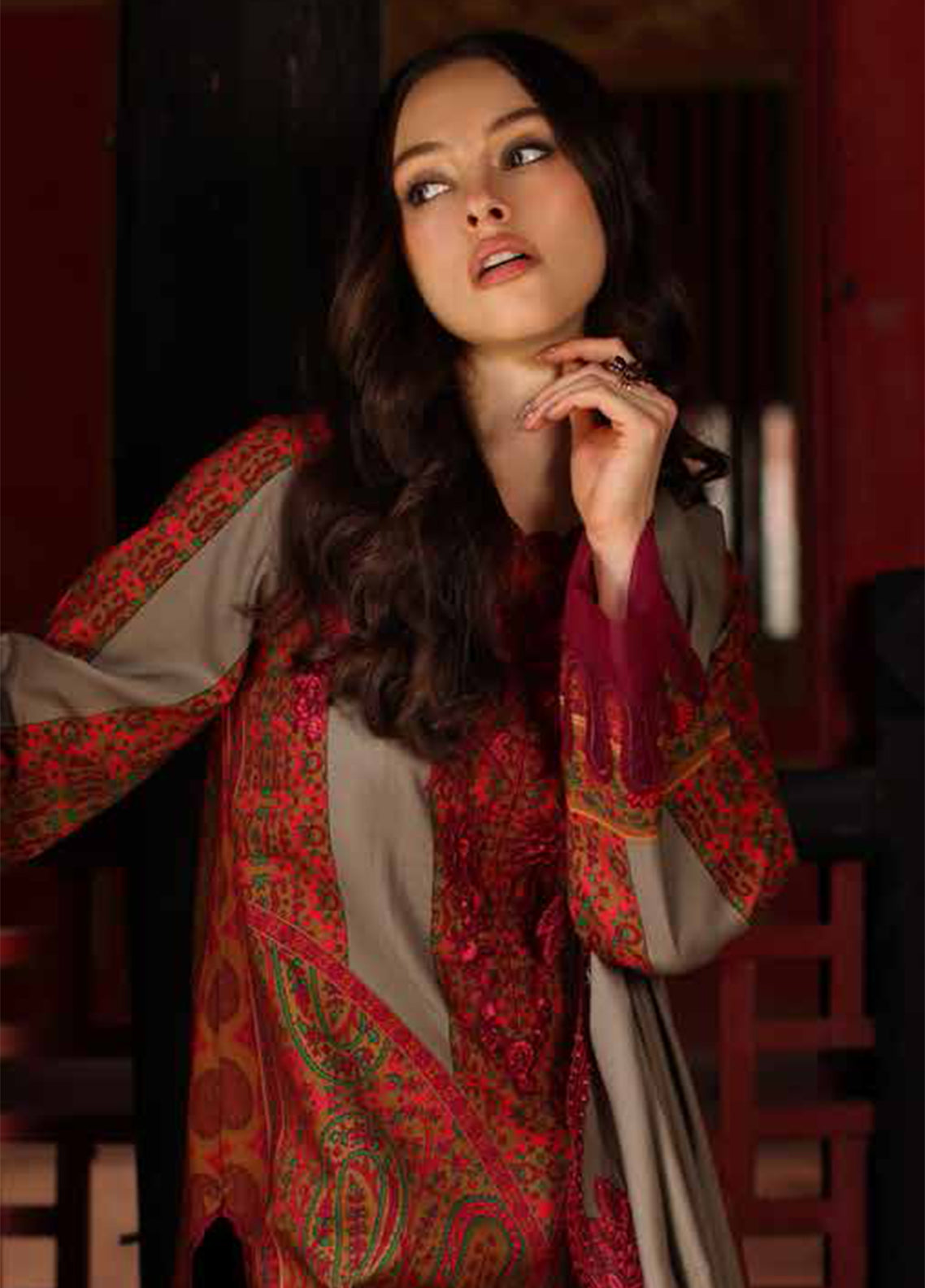 Combination By Charizma Embroidered Linen 3 Piece Unstitched Suit CH26CLV1 D-CCW7-04 Combination By Charizma Embroidered Linen 3 Piece Unstitched Suit CH26CLV1 D-CCW7-04