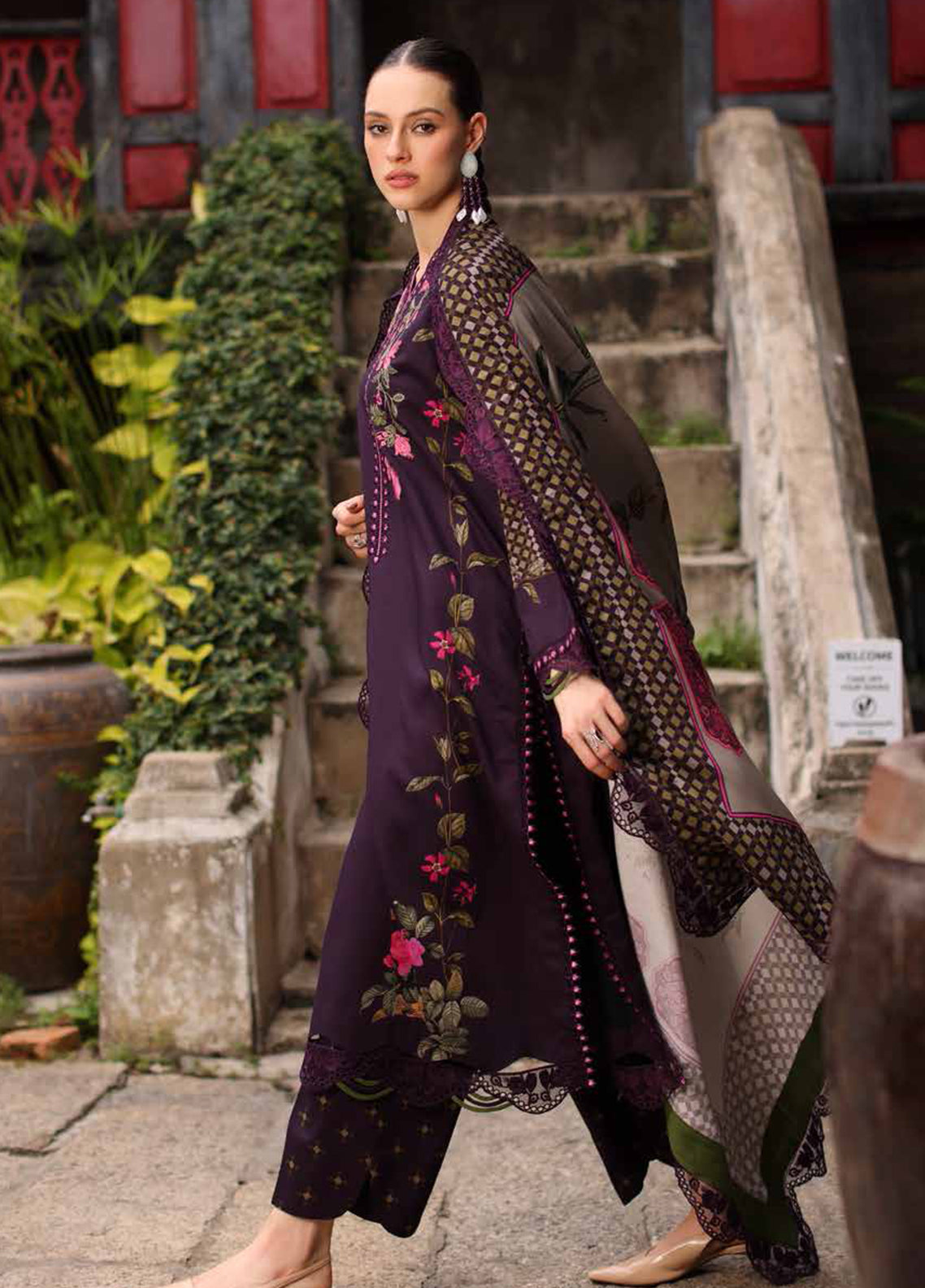 Combination By Charizma Embroidered Linen 3 Piece Unstitched Suit CH26CLV1 D-CCW7-05 Combination By Charizma Embroidered Linen 3 Piece Unstitched Suit CH26CLV1 D-CCW7-05