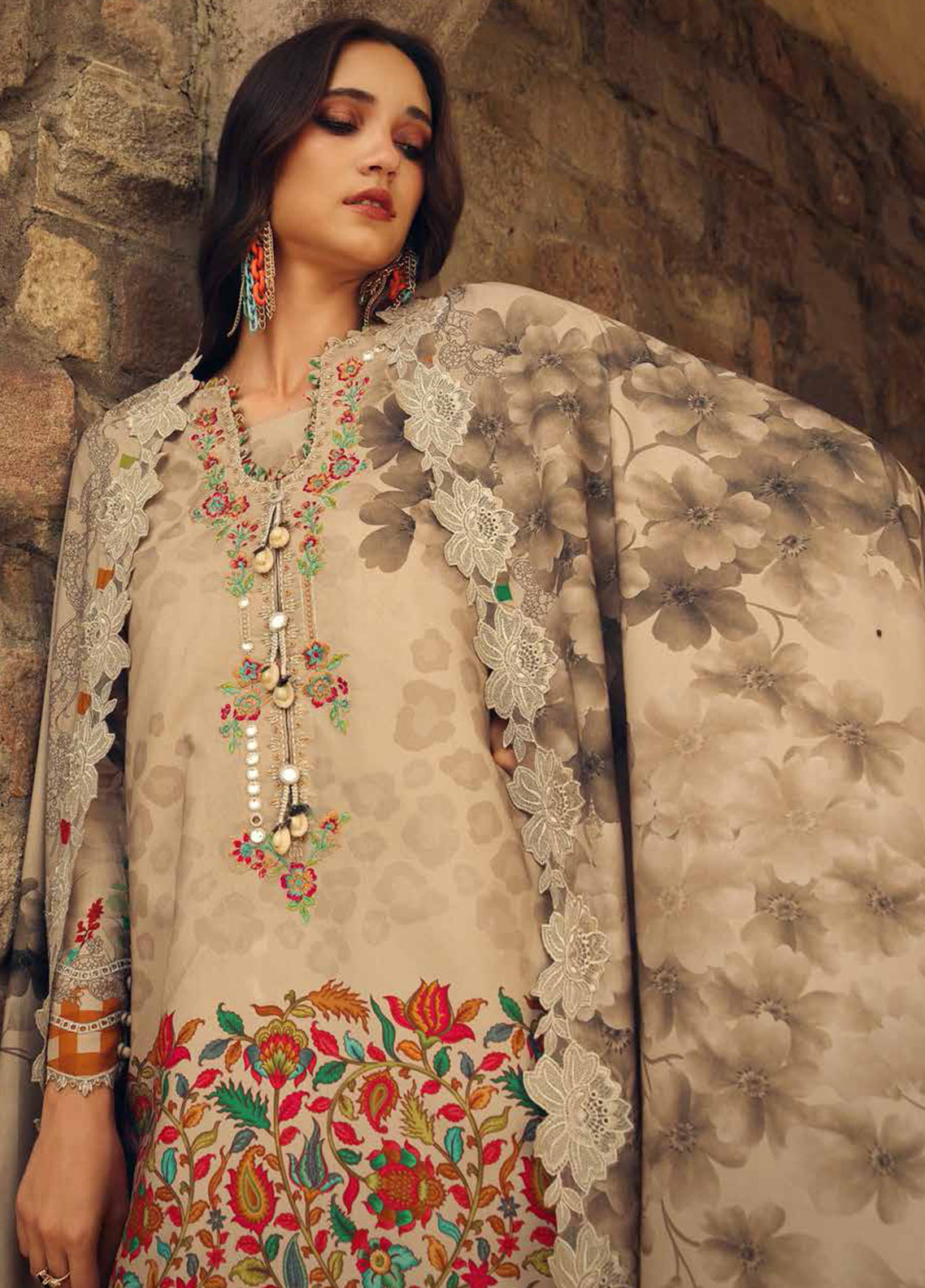 Combination By Charizma Embroidered Linen 3 Piece Unstitched Suit CH26CLV1 D-CCW7-07 Combination By Charizma Embroidered Linen 3 Piece Unstitched Suit CH26CLV1 D-CCW7-07