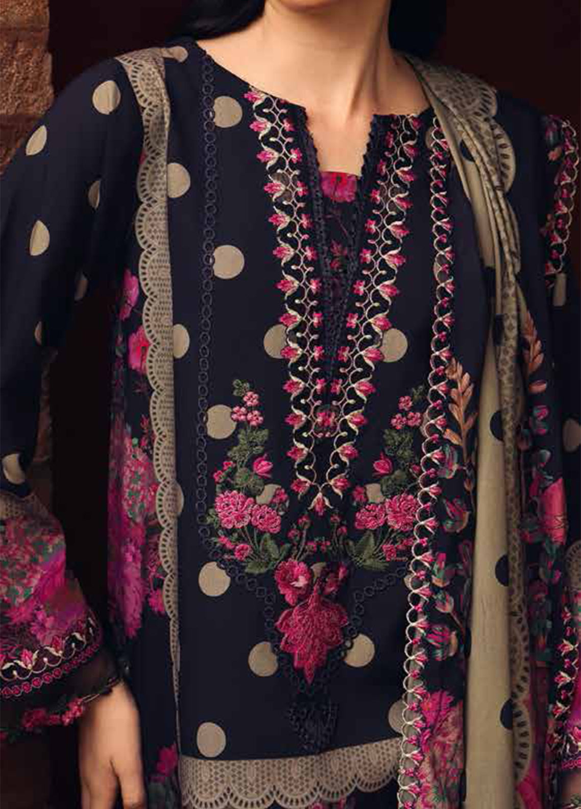 Combination By Charizma Embroidered Linen 3 Piece Unstitched Suit CH26CLV1 D-CCW7-08 Combination By Charizma Embroidered Linen 3 Piece Unstitched Suit CH26CLV1 D-CCW7-08