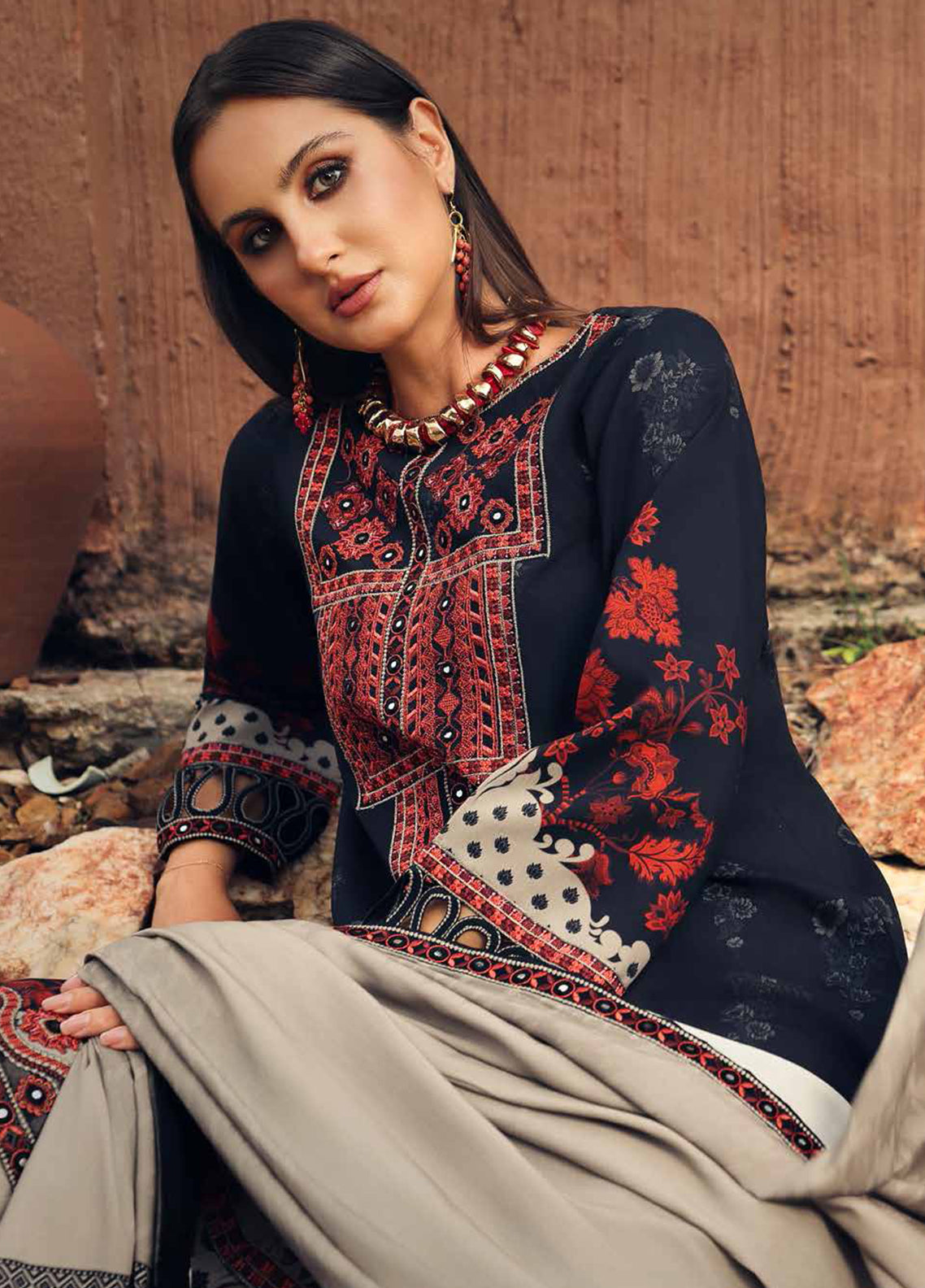 Combination By Charizma Embroidered Linen 3 Piece Unstitched Suit CH26CLV1 D-CCW7-10 Combination By Charizma Embroidered Linen 3 Piece Unstitched Suit CH26CLV1 D-CCW7-10