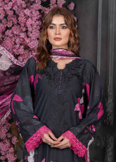 Crimson By Noorjahan Embroidered Lawn 3 Piece Unstitched Suit NJ26CEL D-01