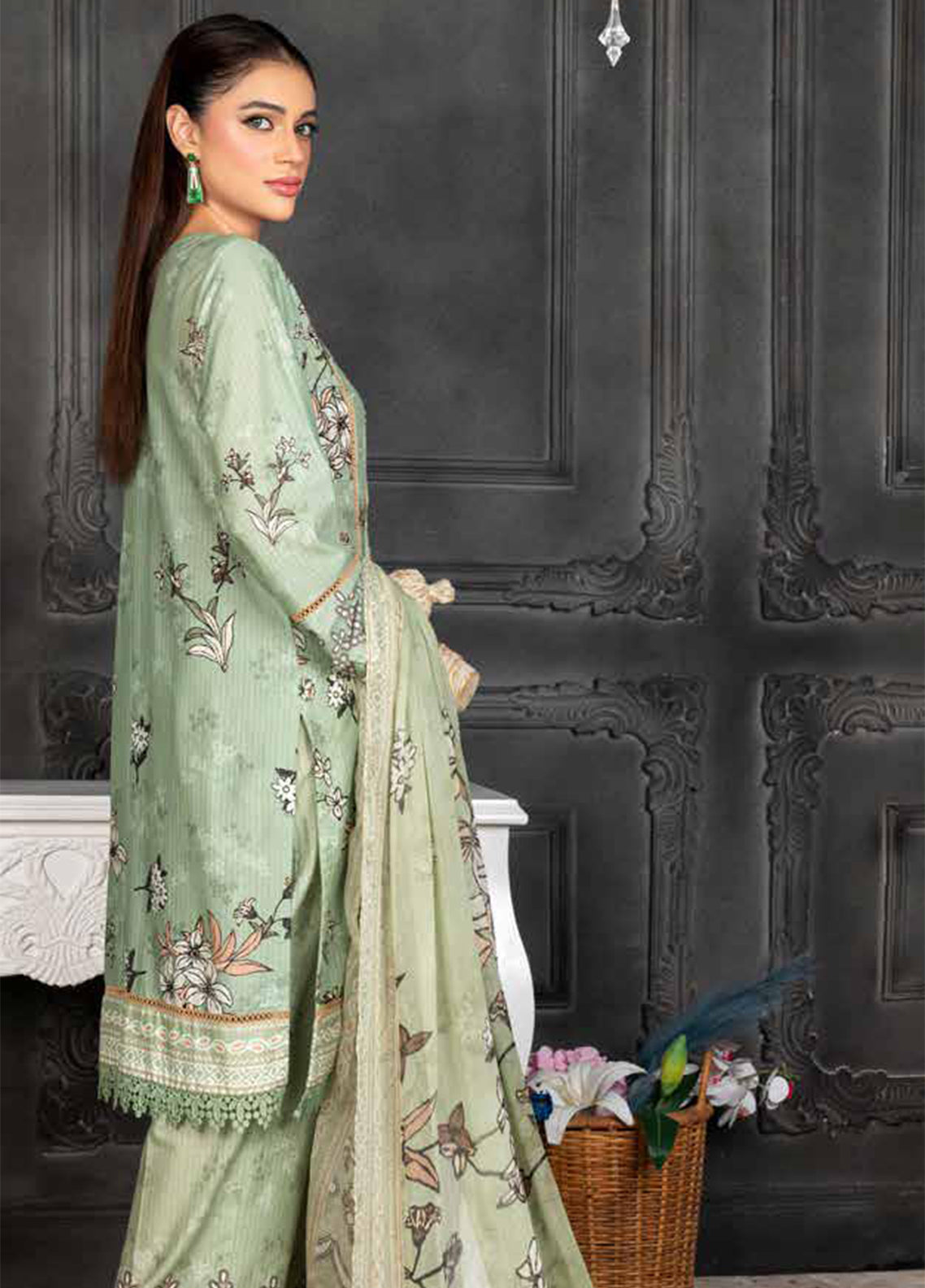 Crimson By Noorjahan Embroidered Lawn 3 Piece Unstitched Suit NJ26CEL D-05 Crimson By Noorjahan Embroidered Lawn 3 Piece Unstitched Suit NJ26CEL D-05