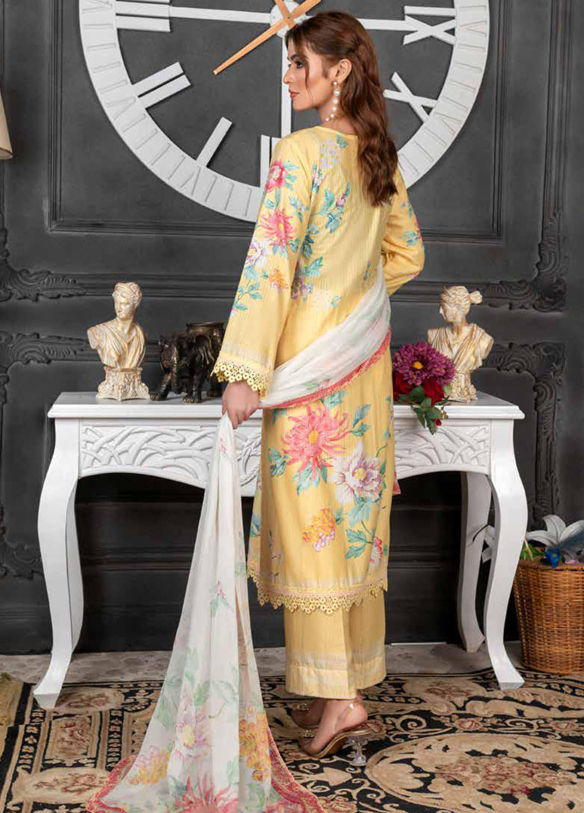 Crimson By Noorjahan Embroidered Lawn 3 Piece Unstitched Suit NJ26CEL D-07 Crimson By Noorjahan Embroidered Lawn 3 Piece Unstitched Suit NJ26CEL D-07