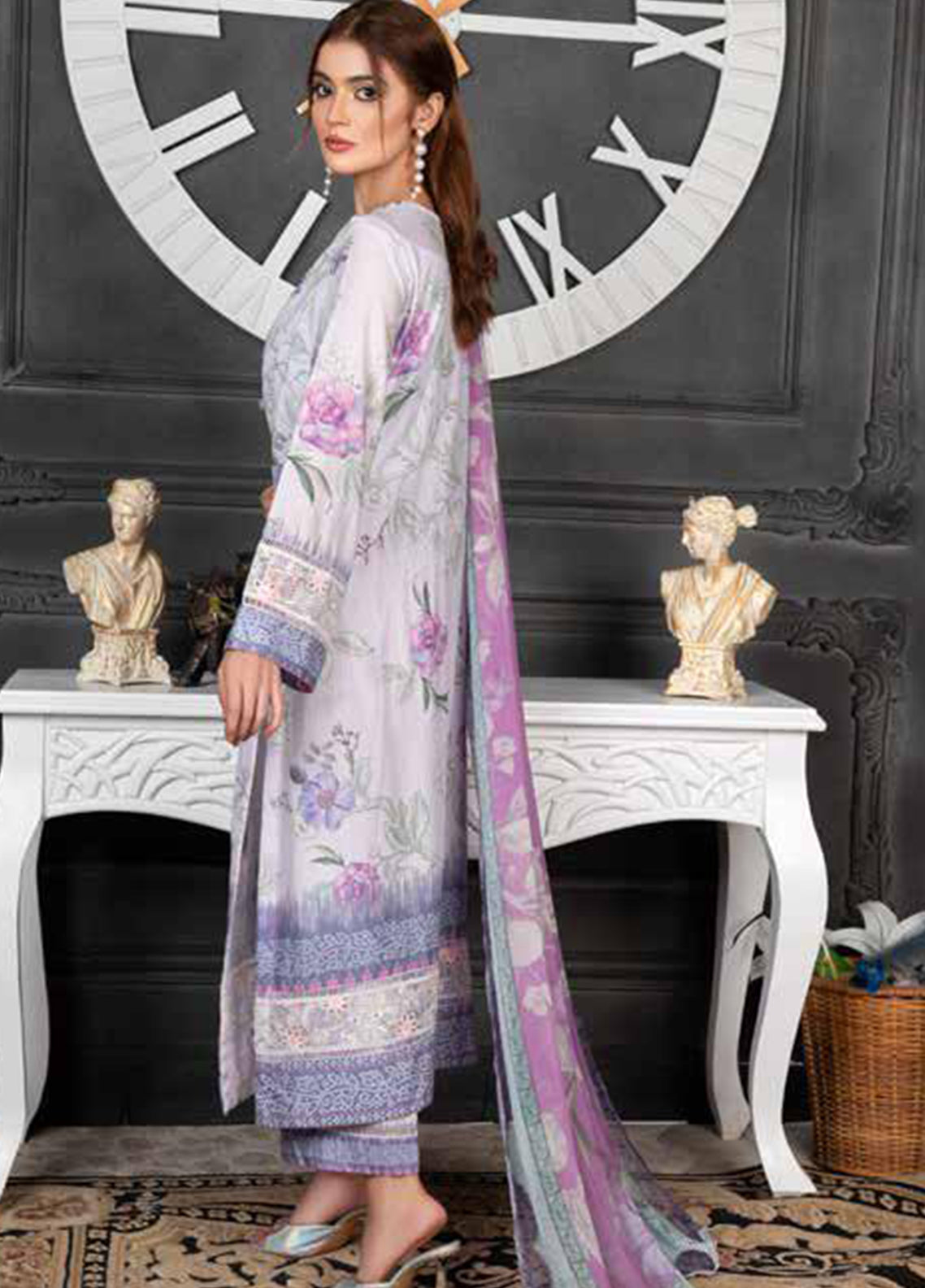Crimson By Noorjahan Embroidered Lawn 3 Piece Unstitched Suit NJ26CEL D-10 Crimson By Noorjahan Embroidered Lawn 3 Piece Unstitched Suit NJ26CEL D-10