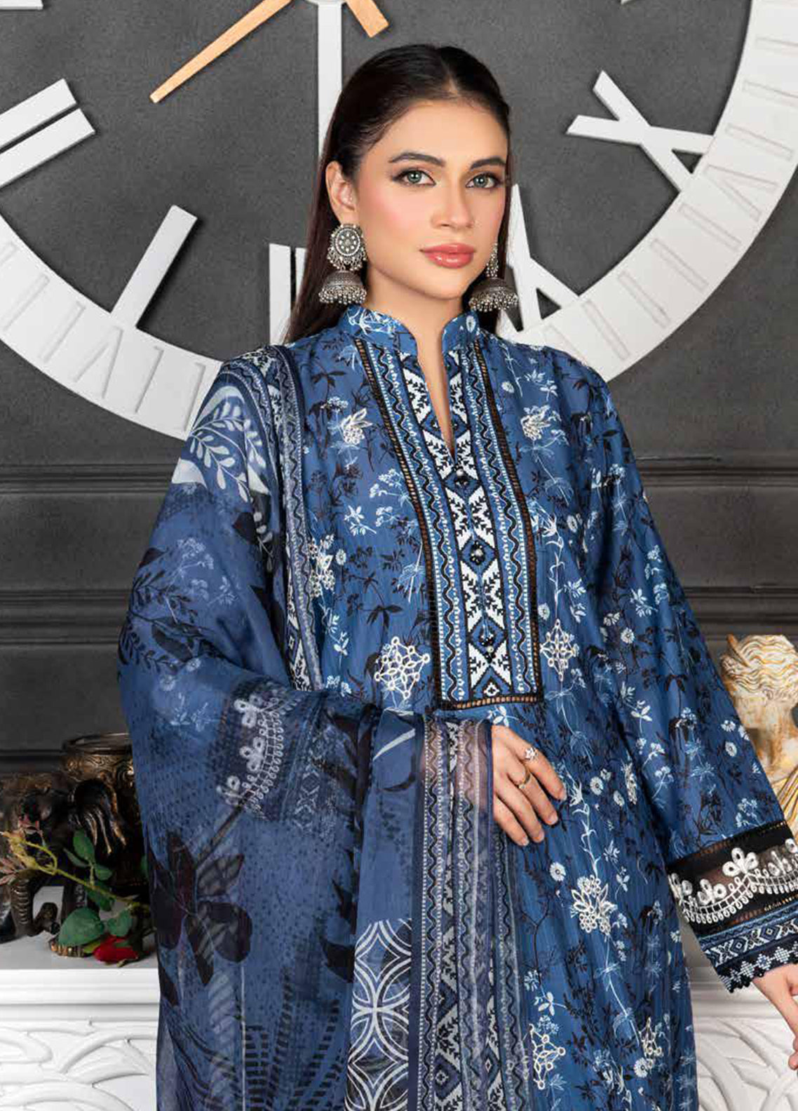 Crimson By Noorjahan Embroidered Lawn 3 Piece Unstitched Suit NJ26CEL D-11 Crimson By Noorjahan Embroidered Lawn 3 Piece Unstitched Suit NJ26CEL D-11