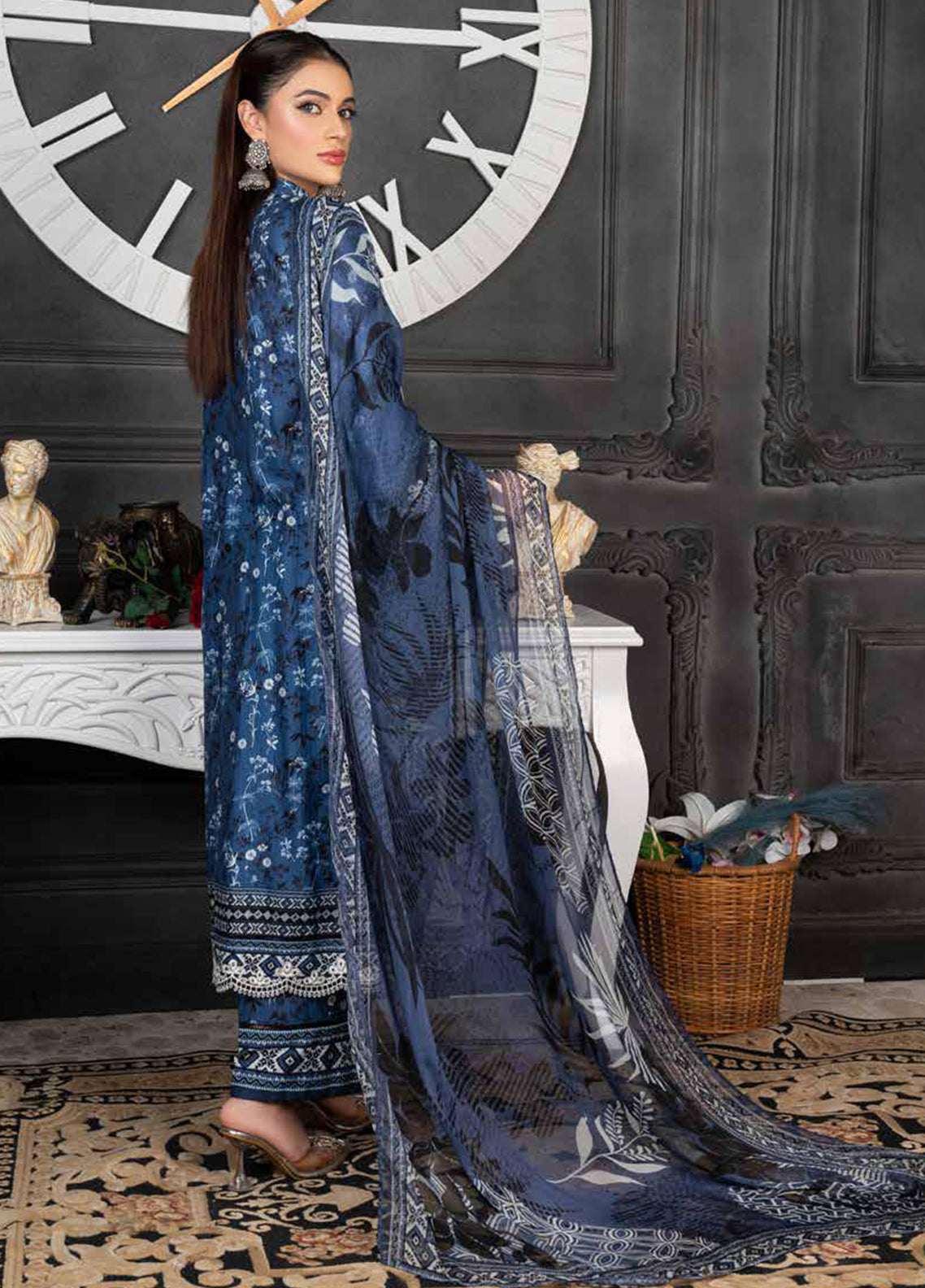 Crimson By Noorjahan Embroidered Lawn 3 Piece Unstitched Suit NJ26CEL D-11 Crimson By Noorjahan Embroidered Lawn 3 Piece Unstitched Suit NJ26CEL D-11