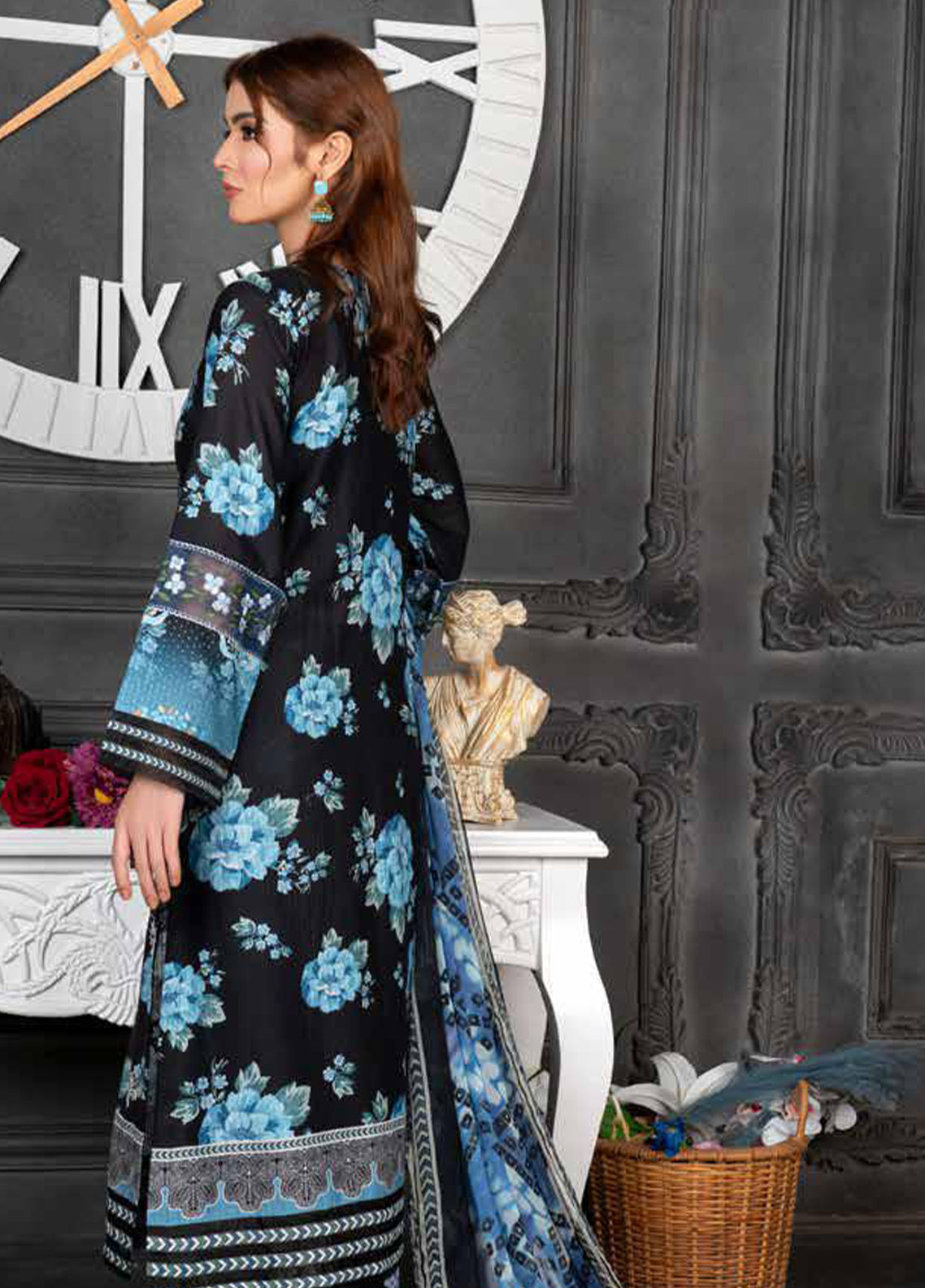 Crimson By Noorjahan Embroidered Lawn 3 Piece Unstitched Suit NJ26CEL D-13 Crimson By Noorjahan Embroidered Lawn 3 Piece Unstitched Suit NJ26CEL D-13