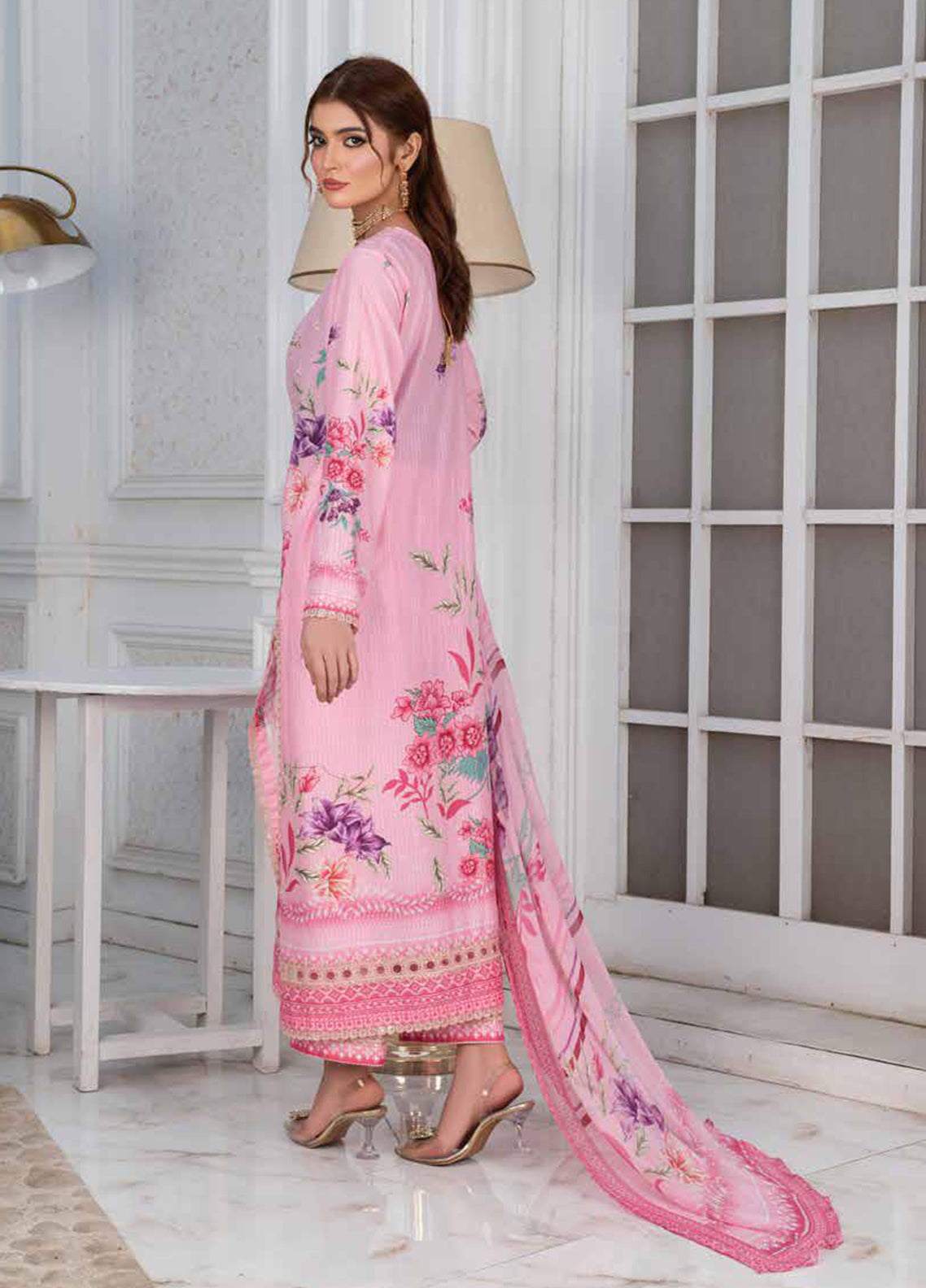 Crimson By Noorjahan Embroidered Lawn 3 Piece Unstitched Suit NJ26CEL D-15 Crimson By Noorjahan Embroidered Lawn 3 Piece Unstitched Suit NJ26CEL D-15