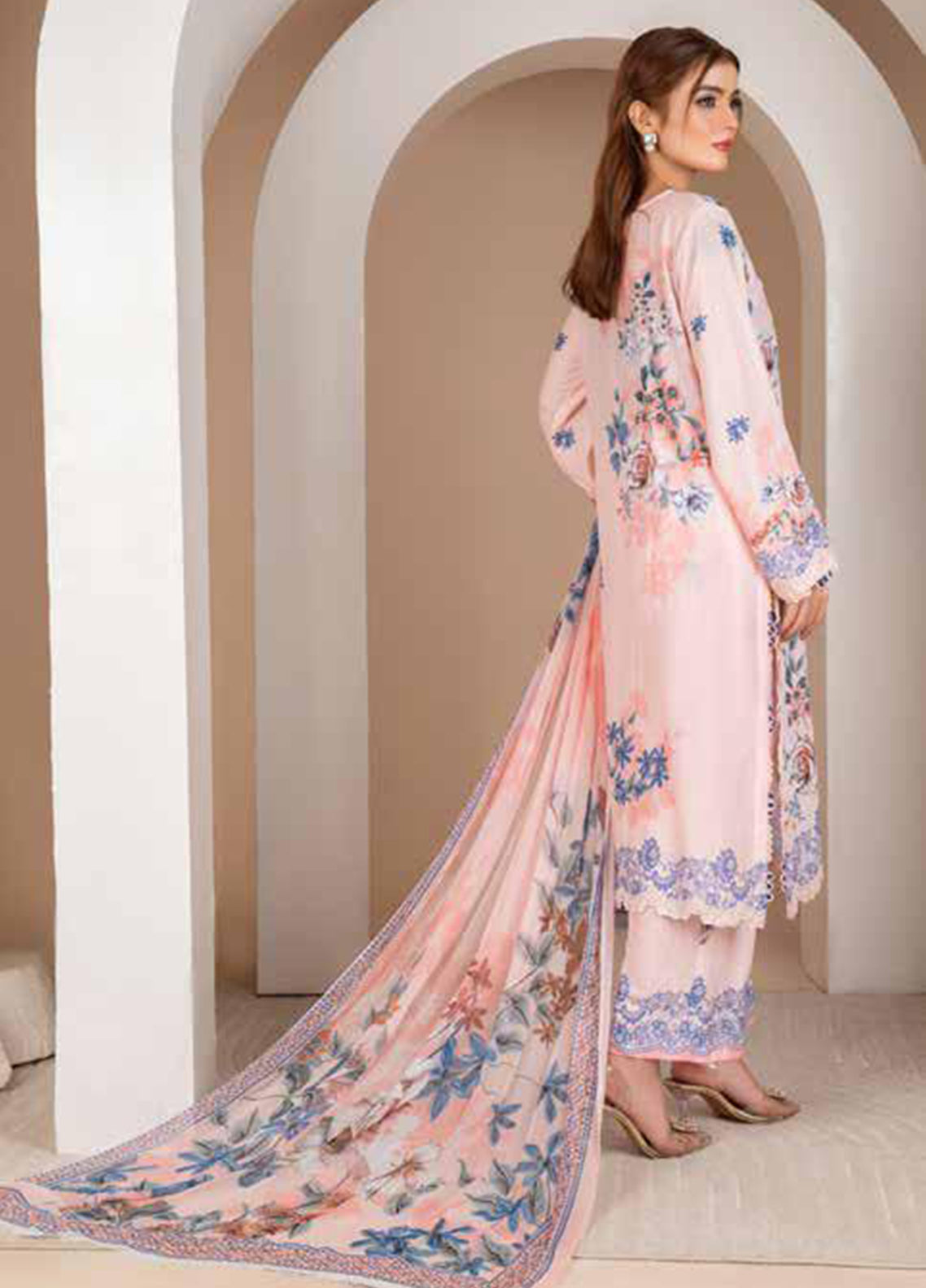 Crimson By Noorjahan Embroidered Lawn 3 Piece Unstitched Suit NJ26CEL D-16 Crimson By Noorjahan Embroidered Lawn 3 Piece Unstitched Suit NJ26CEL D-16