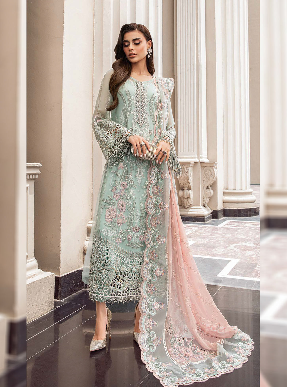 D#04 Maria B Emb Chiffons Collection 923 D#04 Maria B Emb Chiffons Collection 923