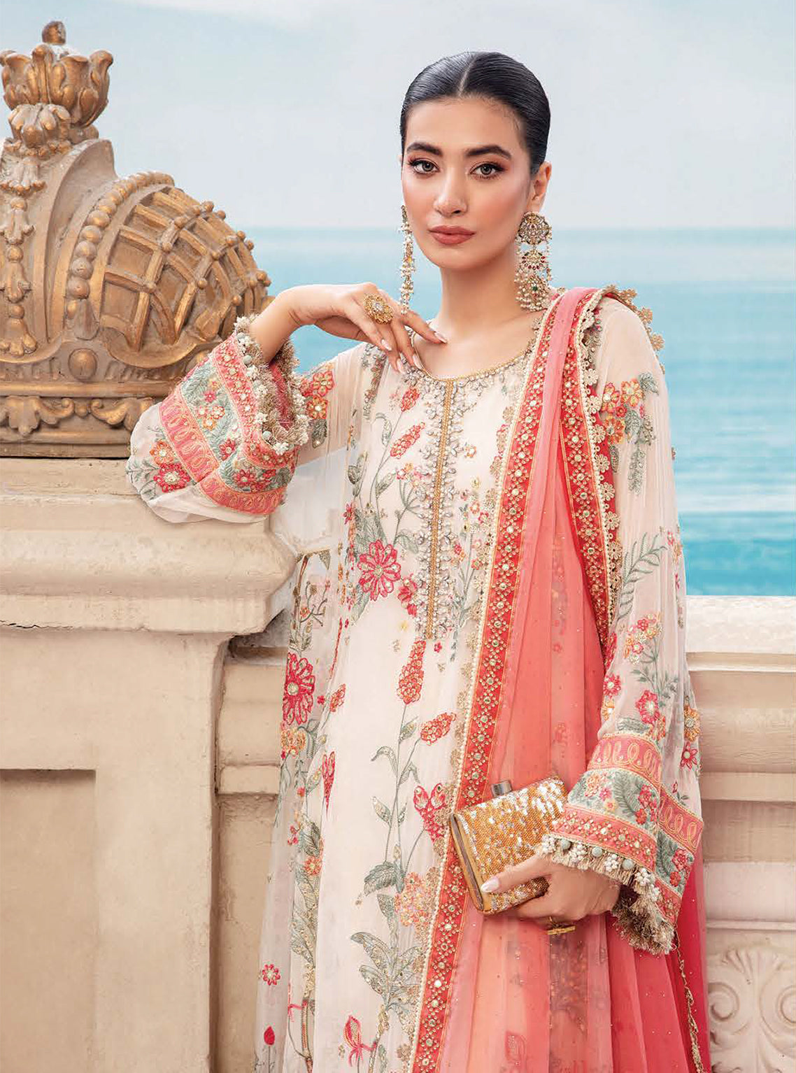 D#06 Maria B Emb Chiffons Collection 923 D#06 Maria B Emb Chiffons Collection 923