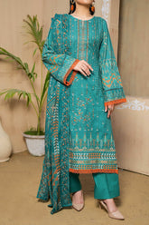 Misri By VS Textile Embroidered Lawn Unstitched 3 Piece Suit - 205