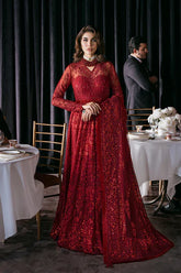 Starlet By Afrozeh Embroidered Chiffon Unstitched 3 Piece Suit - 05