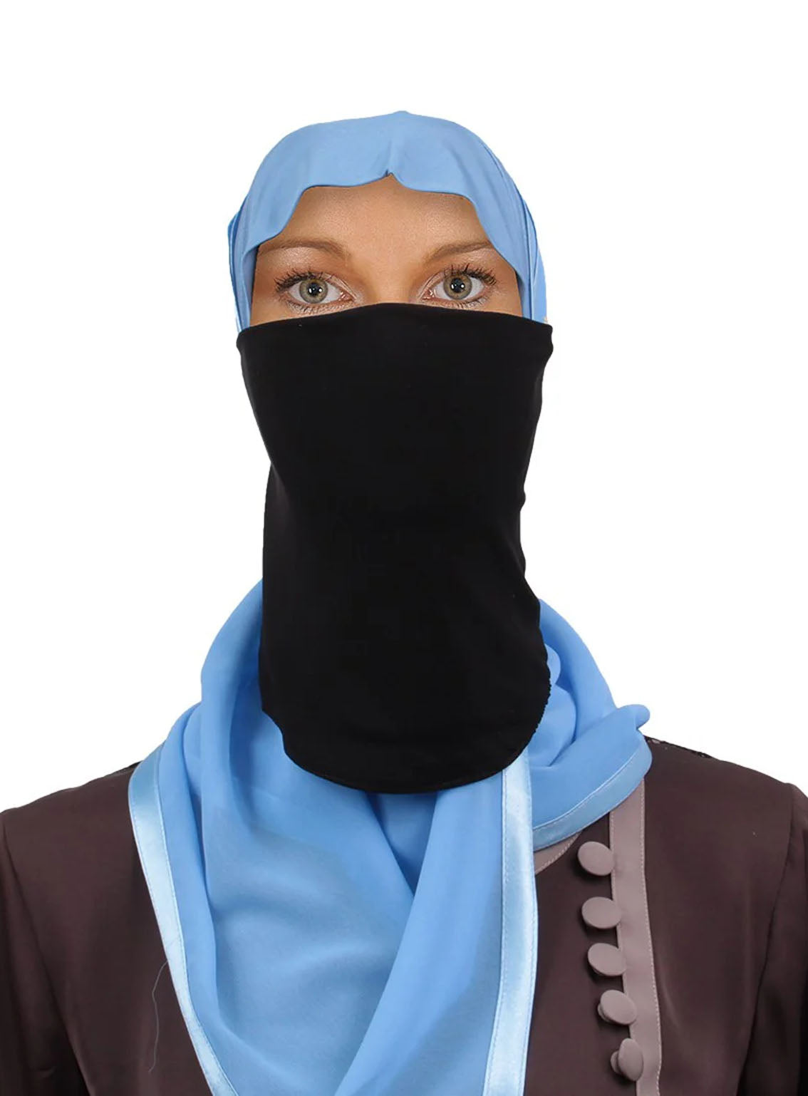 D Shape Face Cover (Naqab) By Hijab ul Hareem - HH24FC 06 D Shape Face Cover (Naqab) By Hijab ul Hareem - HH24FC 06