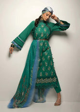 D#10A Sobia Nazir Vital Emb Lawn Collection 623 V-2