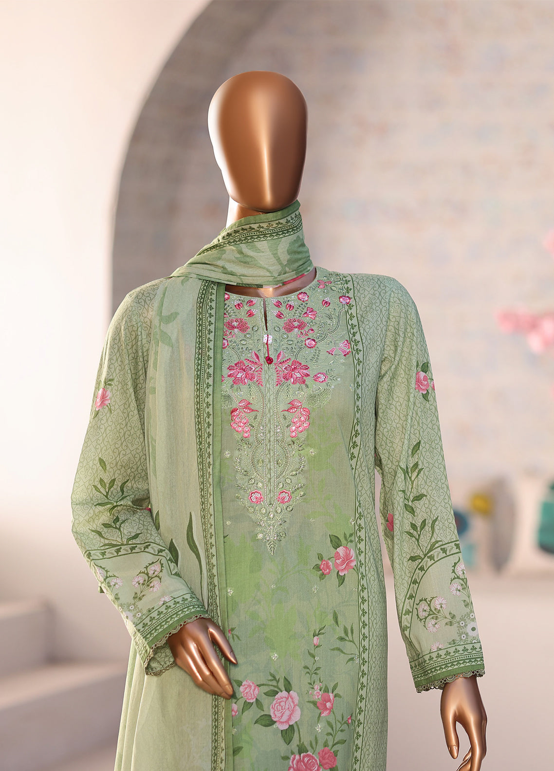 Daily Wear By HZ Textile Premium Embroidered Lawn 3 Piece Unstitched Suit HZ26DWPE D-PDW-1336 Daily Wear By HZ Textile Premium Embroidered Lawn 3 Piece Unstitched Suit HZ26DWPE D-PDW-1336