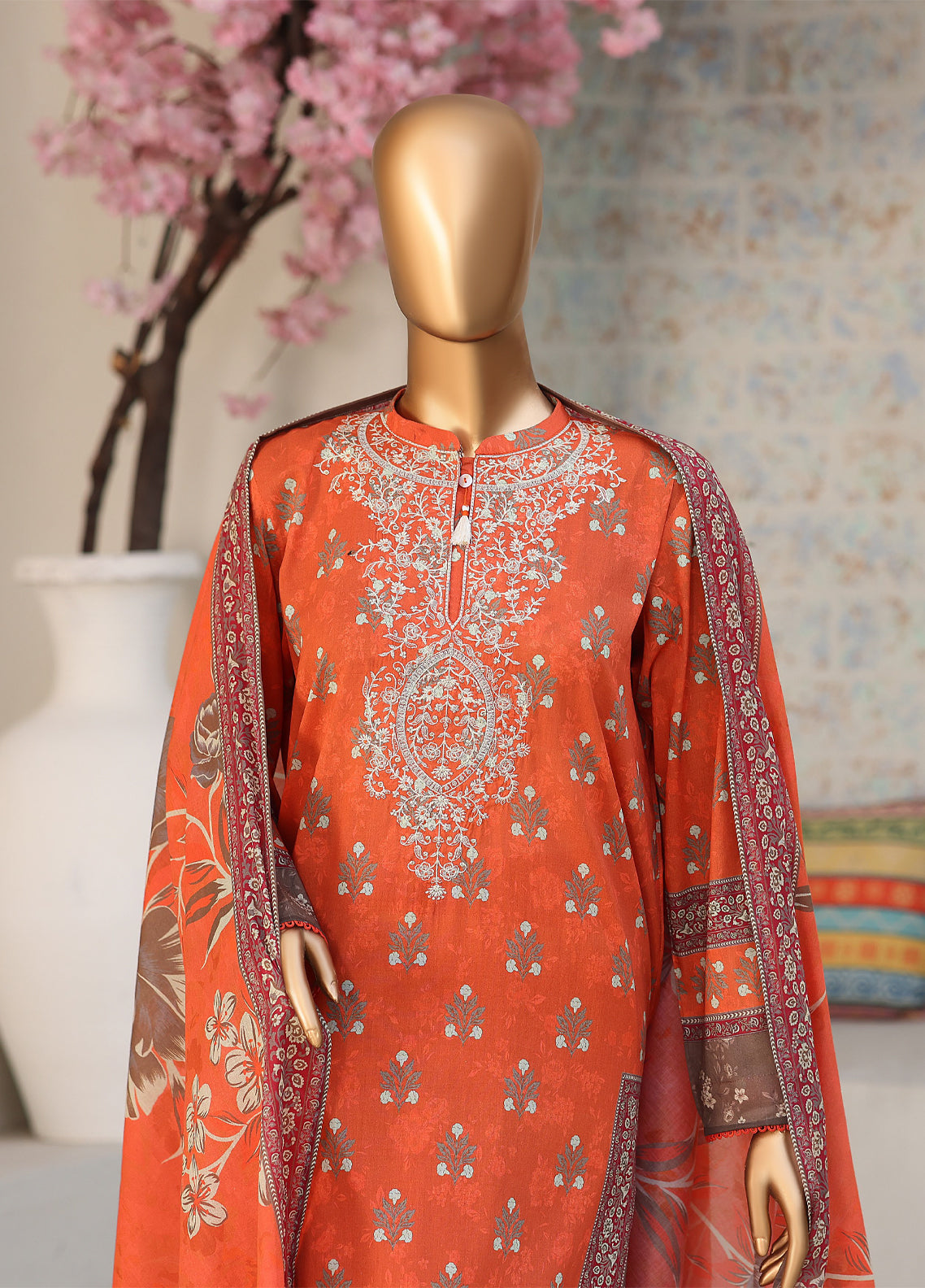 Daily Wear By HZ Textile Premium Embroidered Lawn 3 Piece Unstitched Suit HZ26DWPE D-PDW-1338 Daily Wear By HZ Textile Premium Embroidered Lawn 3 Piece Unstitched Suit HZ26DWPE D-PDW-1338