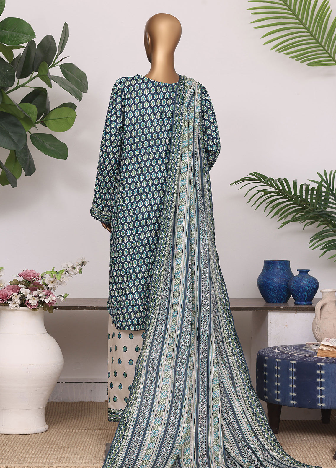 Daily Wear By HZ Textiles Printed Lawn 3 Piece Stitched Suit HZ26DWP D-LPT-D-2605 Daily Wear By HZ Textiles Printed Lawn 3 Piece Stitched Suit HZ26DWP D-LPT-D-2605