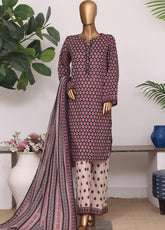Daily Wear By HZ Textiles Printed Lawn 3 Piece Stitched Suit HZ26DWP D-LPT-D-2606
