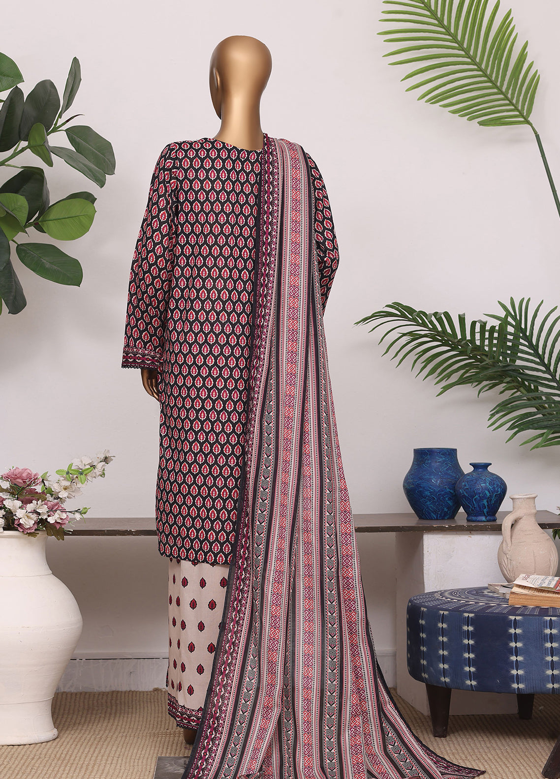 Daily Wear By HZ Textiles Printed Lawn 3 Piece Stitched Suit HZ26DWP D-LPT-D-2606 Daily Wear By HZ Textiles Printed Lawn 3 Piece Stitched Suit HZ26DWP D-LPT-D-2606